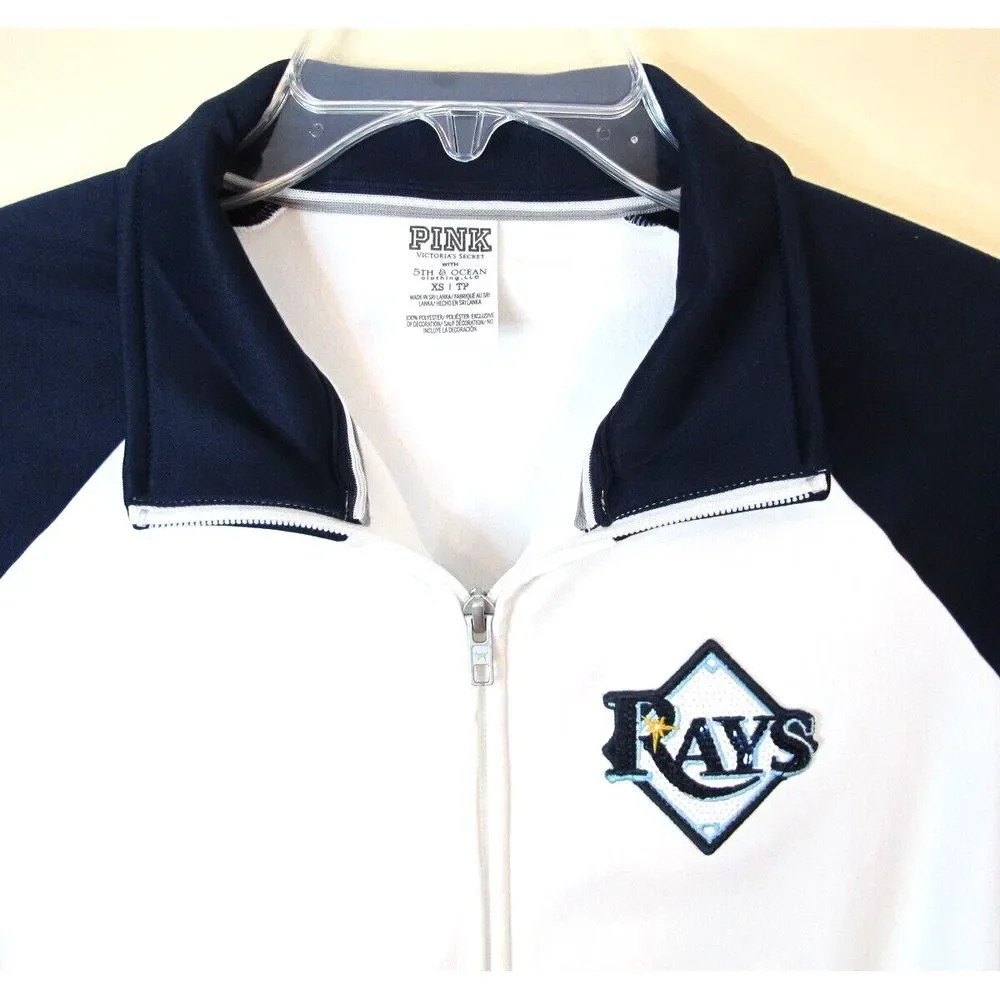 Pink Victoria's‎ Secret With 5th & Ocean Tampa Rays Track Jacket Women's XS